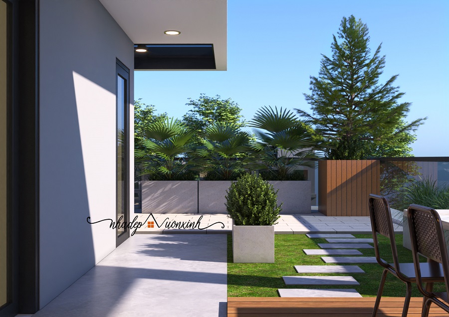 Thiết kế nội ngoại thất dự án Villa Park ngoại thất hình 6